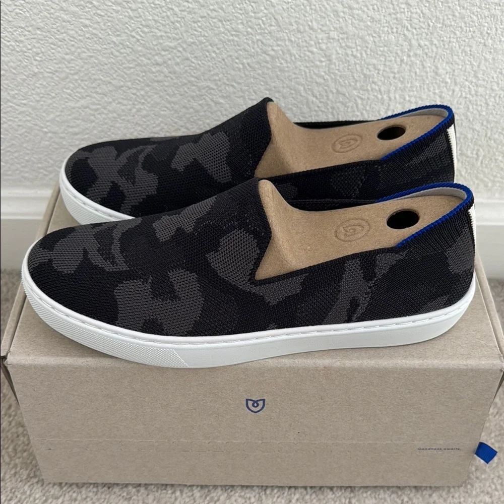 Rothy’s Gray Camo Slip-On Shoes Sneakers - Picture 4 of 6